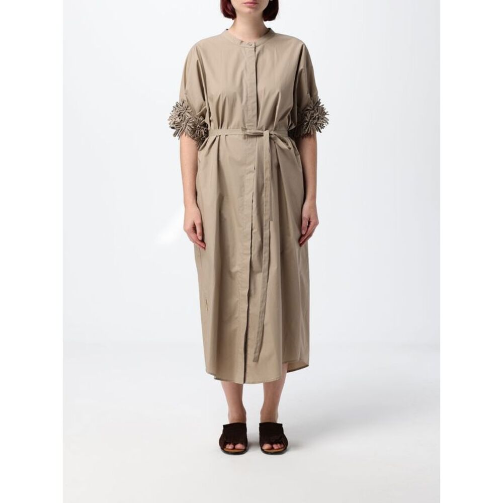 Meimeij Dress Woman Beige